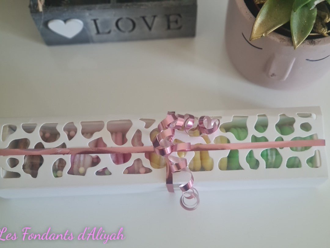 Coffret de Fondant parfumé - Macaron gourmand - Cire végétale artisanale - Les Fondants d'Aliyah - Fondants parfumés