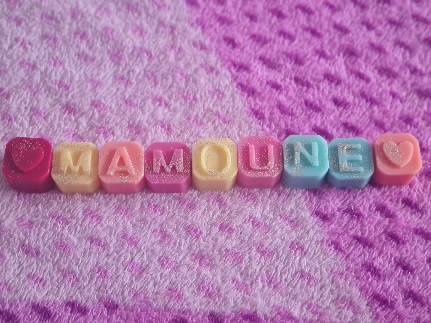 🌸 Fondants Parfumés Personnalisés avec Message – Cire Végétale Artisanale - Les Fondants d'Aliyah - Fondant parfumé