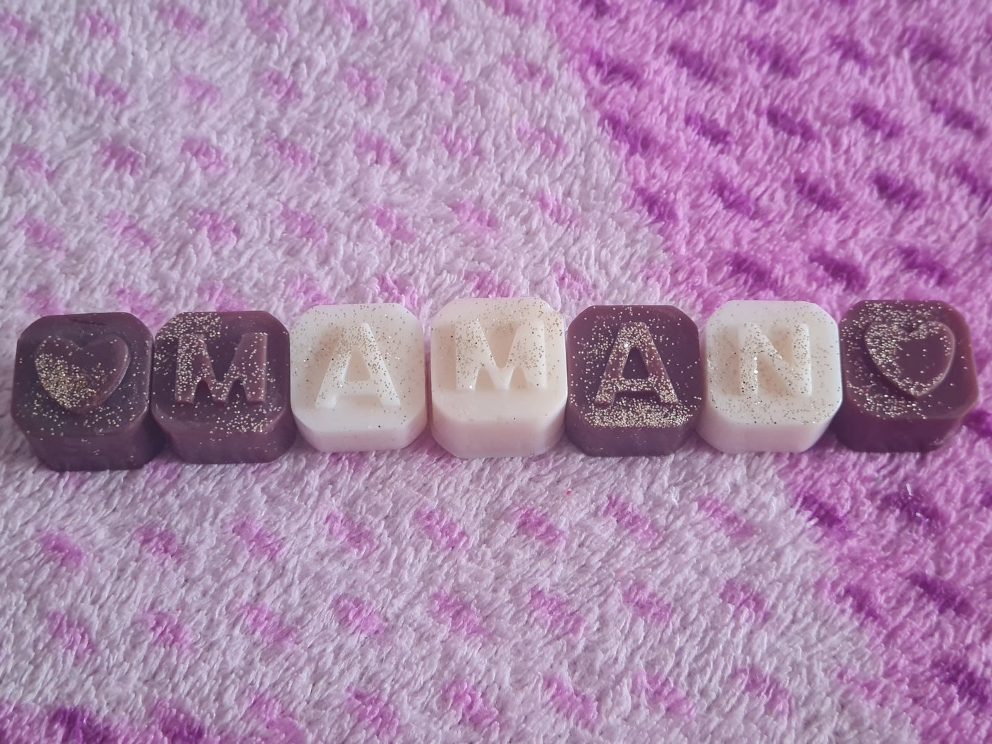 🌸 Fondants Parfumés Personnalisés avec Message – Cire Végétale Artisanale - Les Fondants d'Aliyah - Fondant parfumé