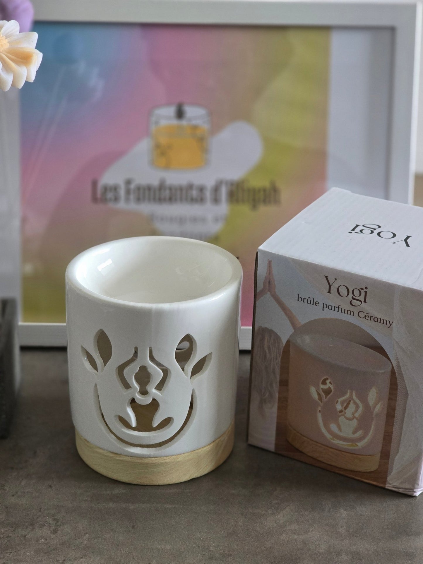 Brûle parfum yogi - Les Fondants d'Aliyah - bougie parfumée