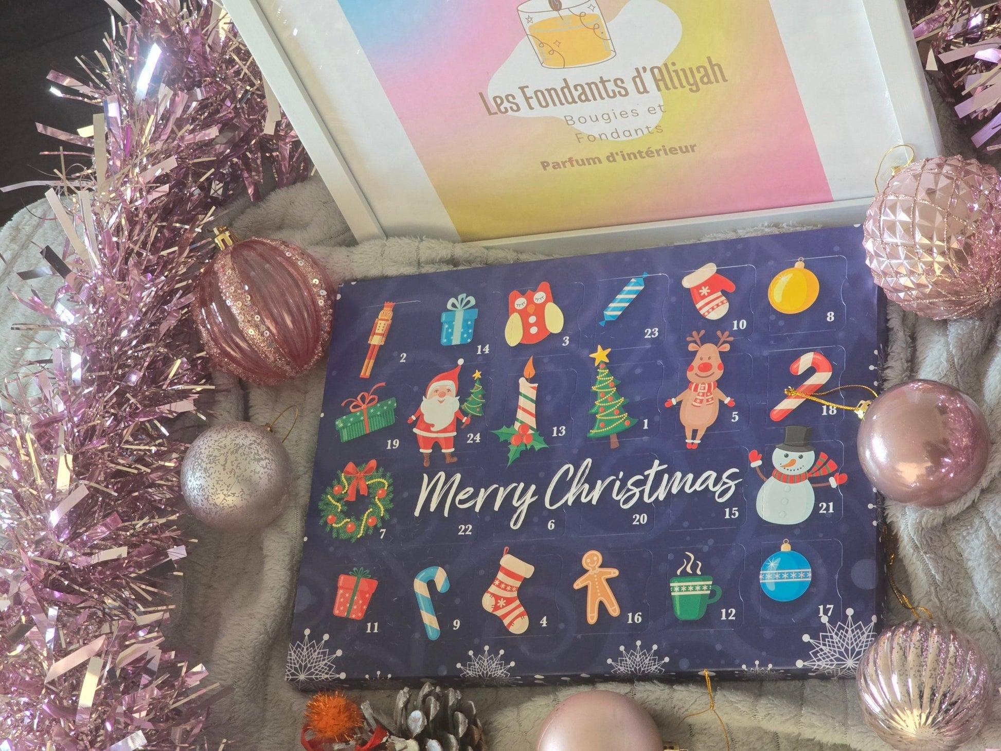 Calendrier de l’Avent parfumé – Fondants de Noël faits main | Les Fondants d’Aliyah - Les Fondants d'Aliyah - Fondants parfumés