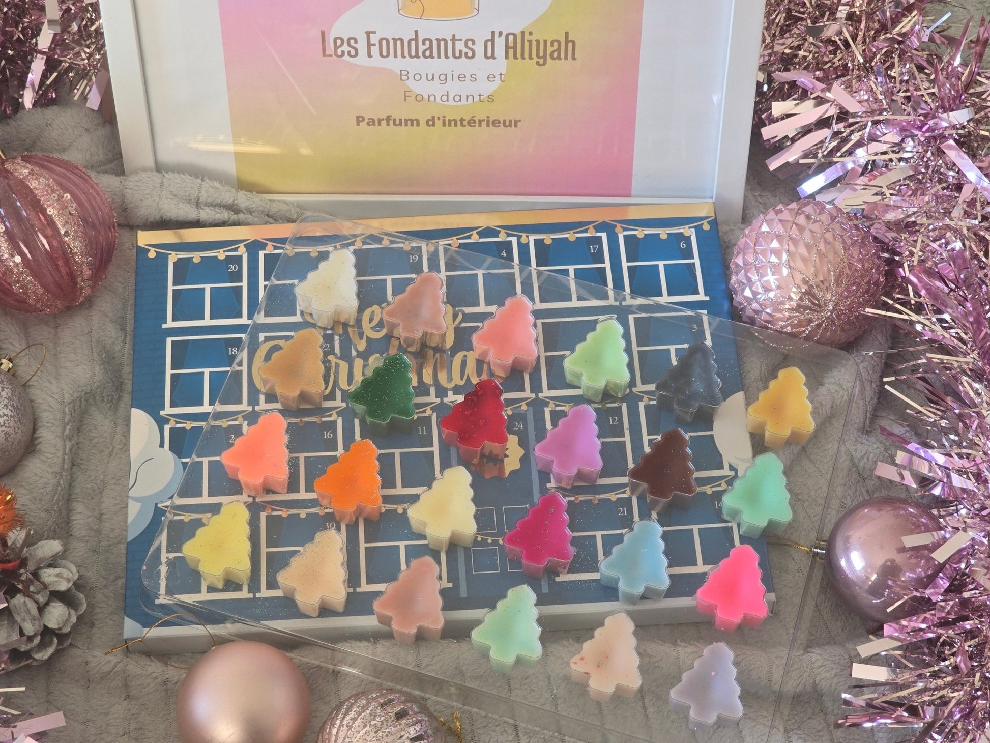 Calendrier de l’Avent parfumé – Fondants de Noël faits main | Les Fondants d’Aliyah - Les Fondants d'Aliyah - Fondants parfumés