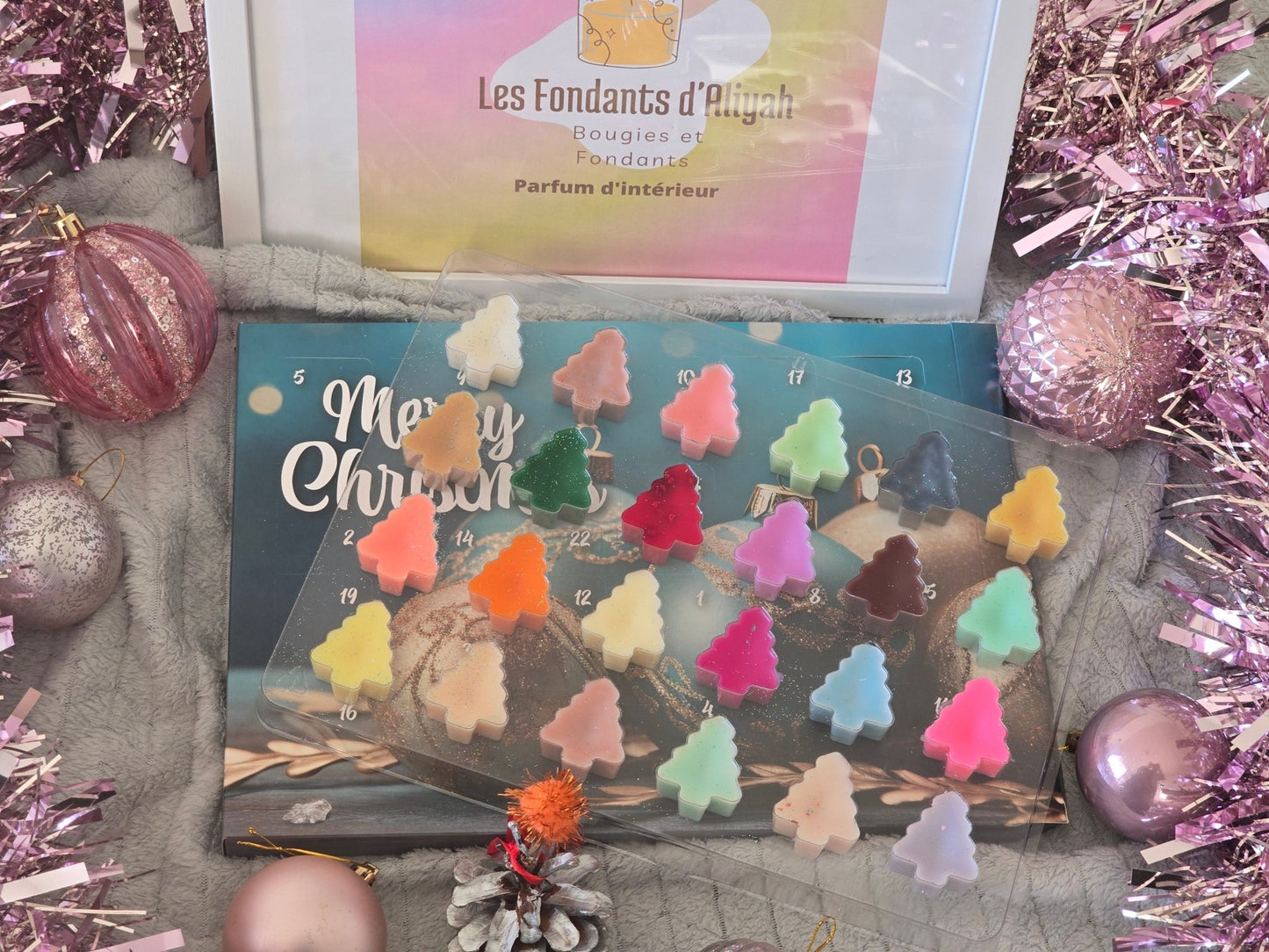 Calendrier de l’Avent parfumé – Fondants de Noël faits main | Les Fondants d’Aliyah - Les Fondants d'Aliyah - Fondants parfumés