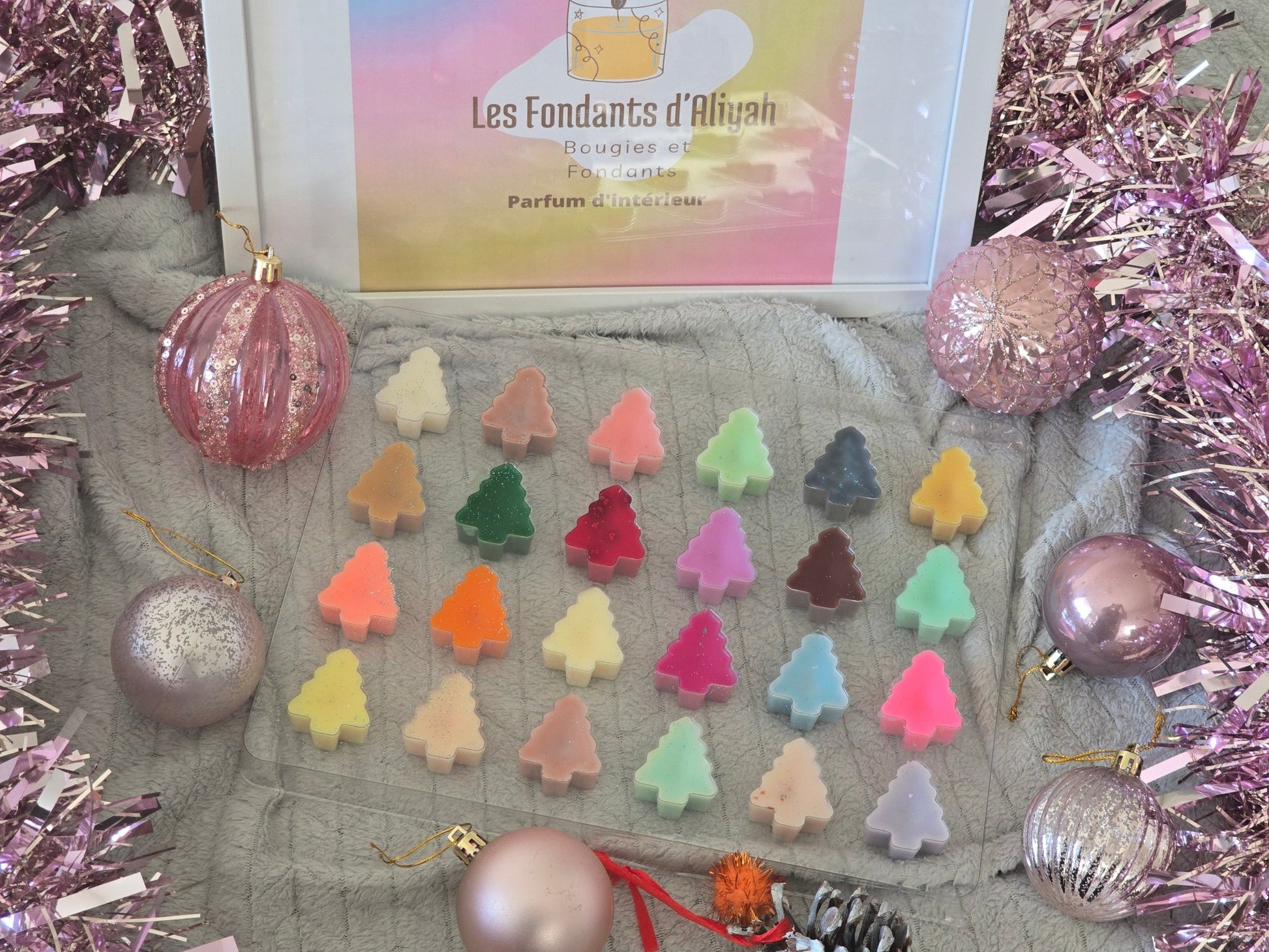 Calendrier de l’Avent parfumé – Fondants de Noël faits main | Les Fondants d’Aliyah - Les Fondants d'Aliyah - Fondants parfumés