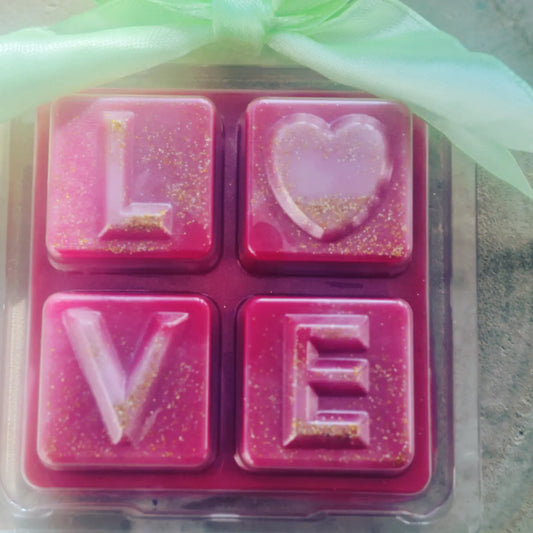 💌 Fondants Parfumés – Clamshell “LOVE” - Les Fondants d'Aliyah - Fondant parfumé
