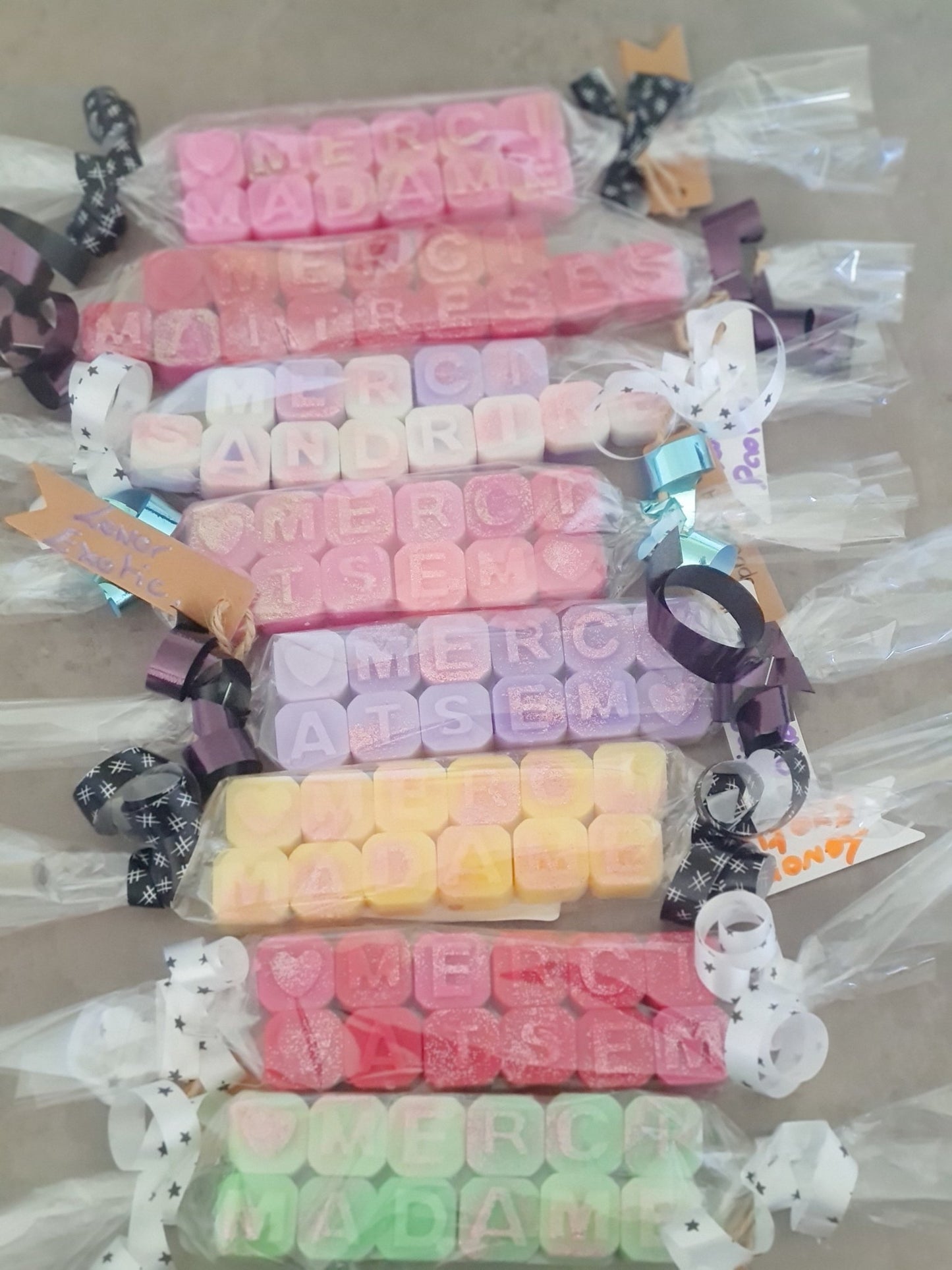 🌸 Fondants Parfumés Personnalisés avec Message – Cire Végétale Artisanale - Les Fondants d'Aliyah - Fondant parfumé