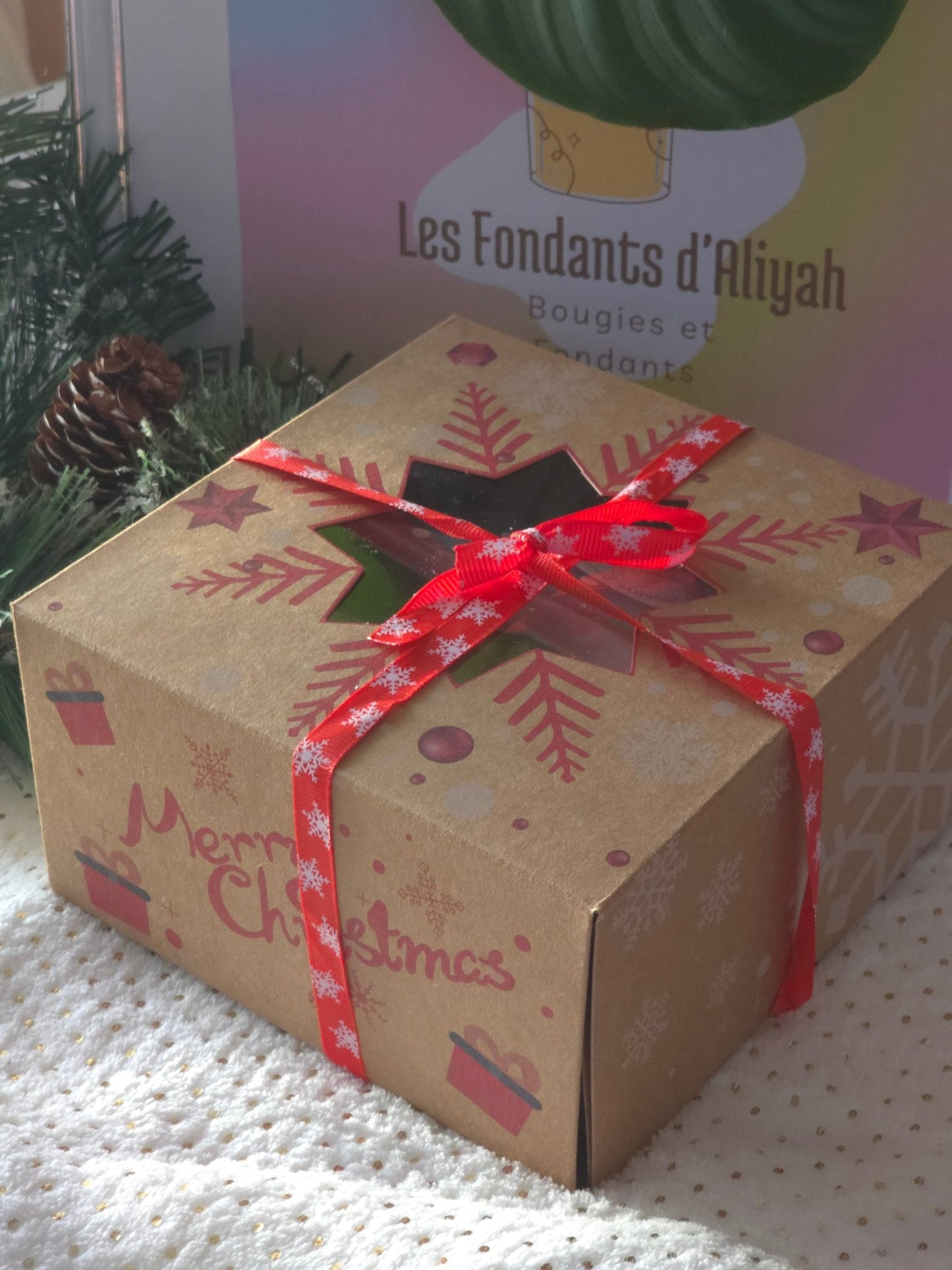 Coffret Noël – Assortiment de 20 fondants parfumés | Édition Cadeau | Les Fondants d’Aliyah - Les Fondants d'Aliyah - Fondant parfumé Noel