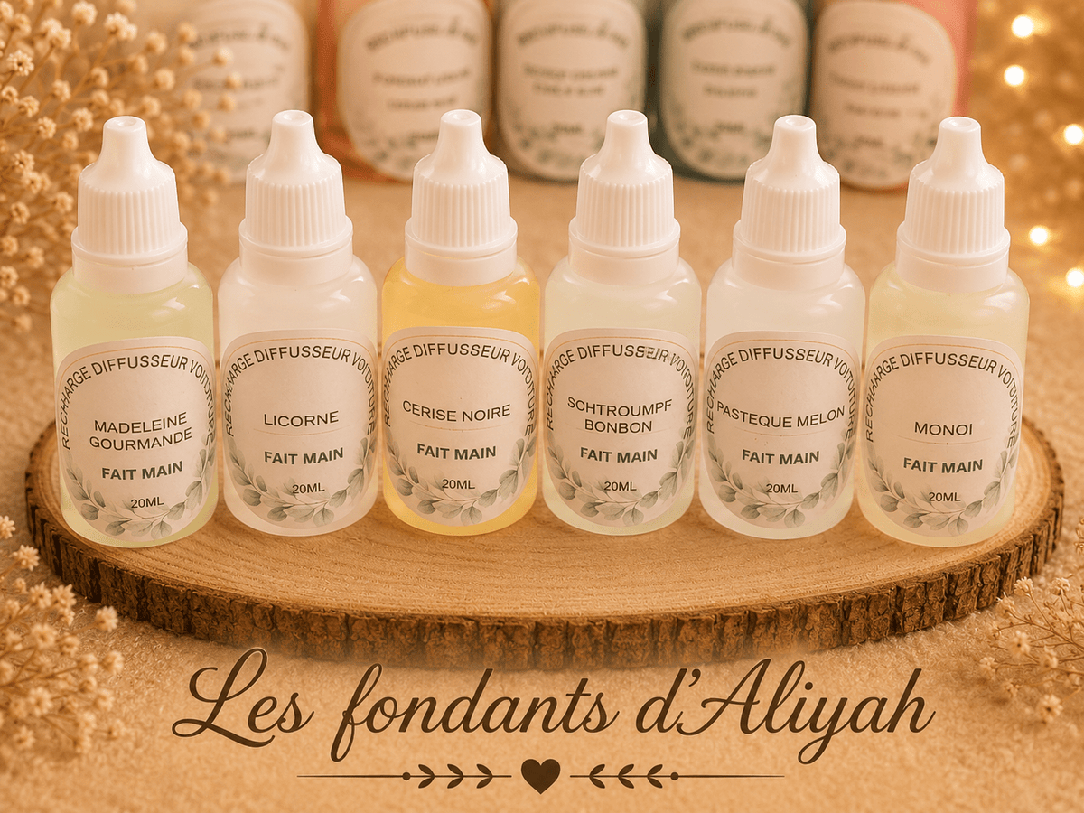 Recharge pour Diffuseur Voiture – Les Fondants d’Aliyah - Les Fondants d'Aliyah -