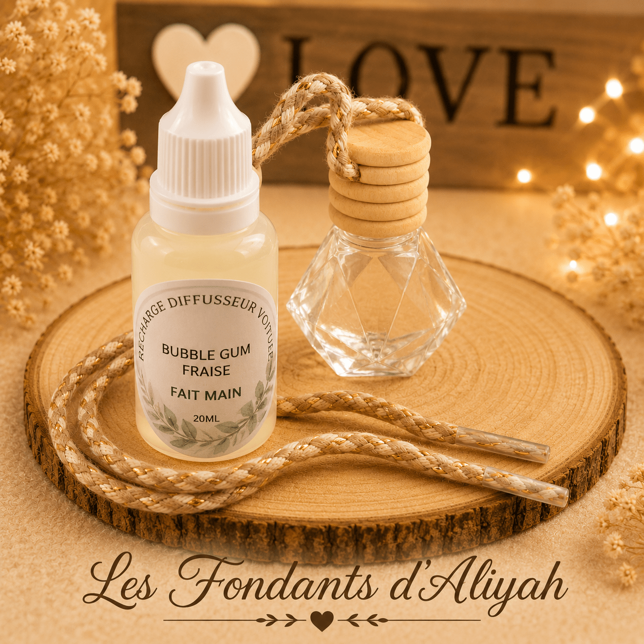 🚗 Diffuseur de Parfum pour Voiture – Les Fondants d’Aliyah - Les Fondants d'Aliyah - Diffuseur voiture