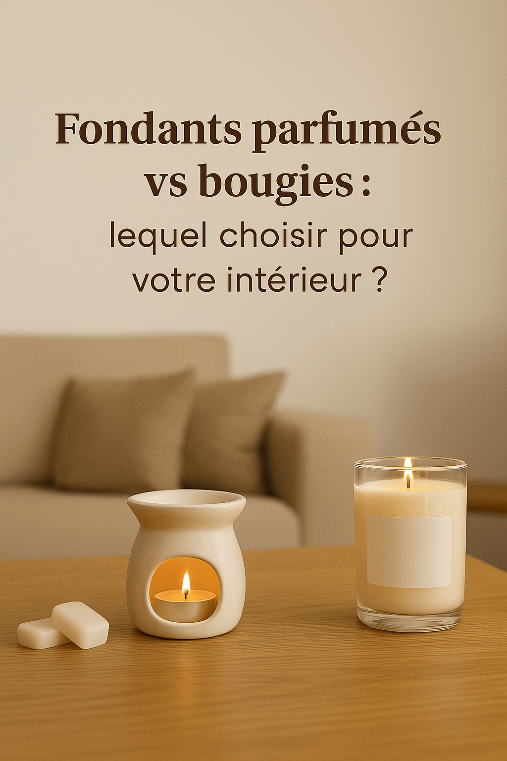 🕯 Fondants parfumés vs bougies : lesquels choisir pour votre intérieur ? - Les Fondants d'Aliyah