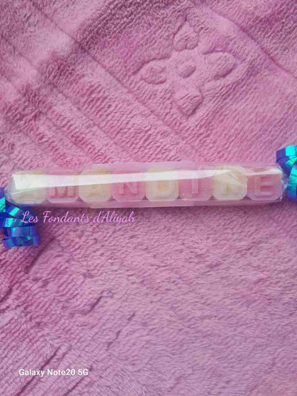 🌸 Fondants Parfumés Personnalisés avec Message – Cire Végétale Artisanale - Les Fondants d'Aliyah - Fondant parfumé