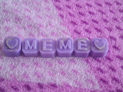 🌸 Fondants Parfumés Personnalisés avec Message – Cire Végétale Artisanale - Les Fondants d'Aliyah - Fondant parfumé