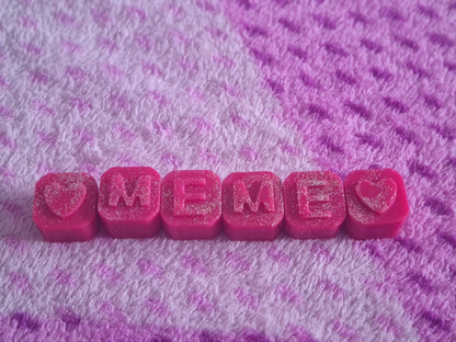 🌸 Fondants Parfumés Personnalisés avec Message – Cire Végétale Artisanale - Les Fondants d'Aliyah - Fondant parfumé