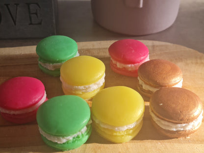 Coffret de Fondant parfumé - Macaron gourmand - Cire végétale artisanale - Les Fondants d'Aliyah - Fondants parfumés