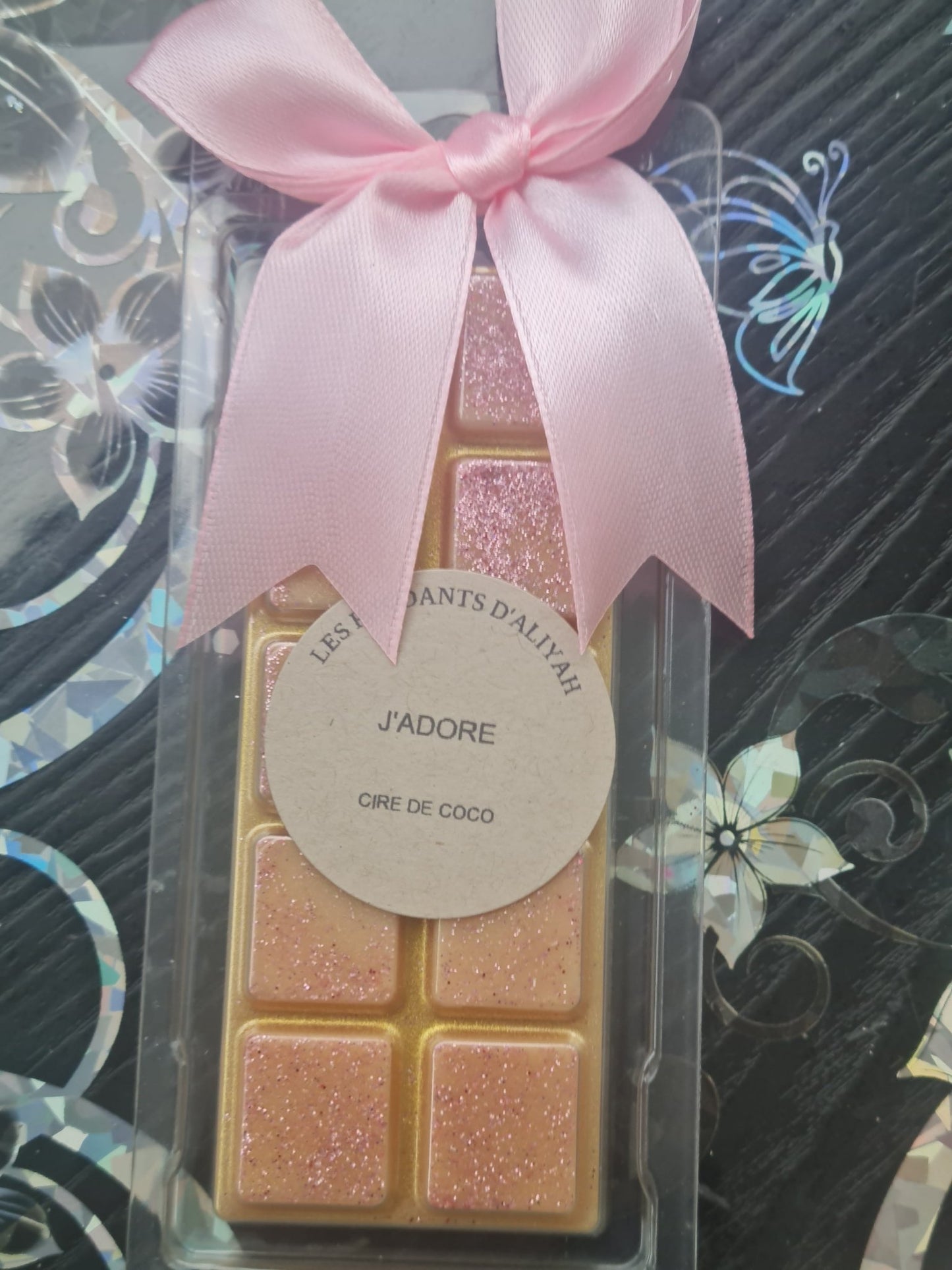 Fondant parfumé Snap bar Tablette carré - Les Fondants d'Aliyah - Fondant parfumé