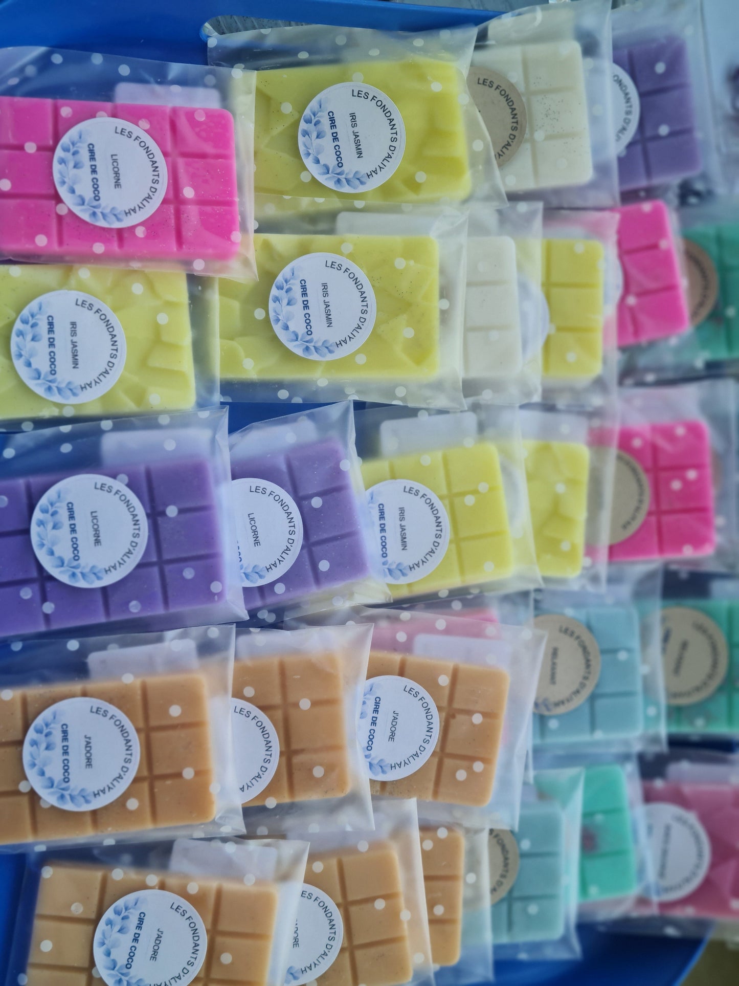 Fondant perfume tablet with vegetable wax 27g