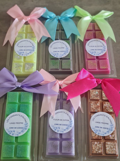 Fondant parfumé Snap bar Tablette carré - Les Fondants d'Aliyah - Fondant parfumé