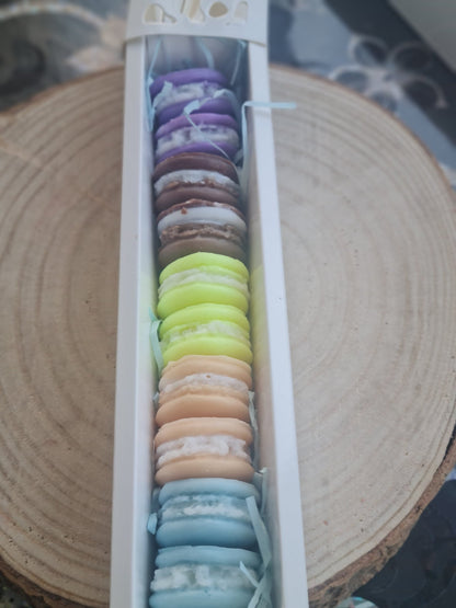 Coffret de Fondant parfumé - Macaron gourmand - Cire végétale artisanale - Les Fondants d'Aliyah - Fondants parfumés