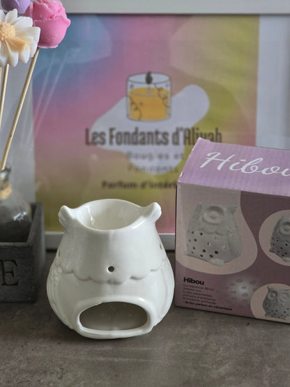 Brûle parfum Hibou - Les Fondants d'Aliyah - bougie parfumée