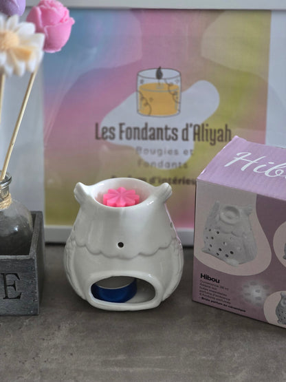 Brûle parfum Hibou - Les Fondants d'Aliyah - bougie parfumée