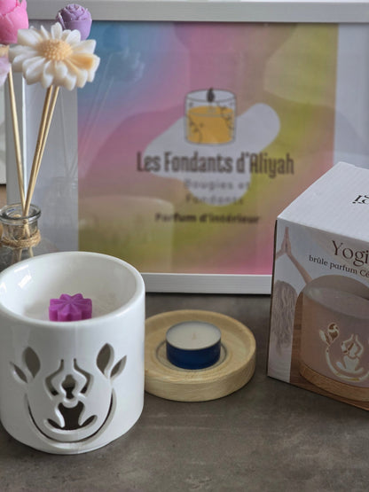 Brûle parfum yogi - Les Fondants d'Aliyah - bougie parfumée