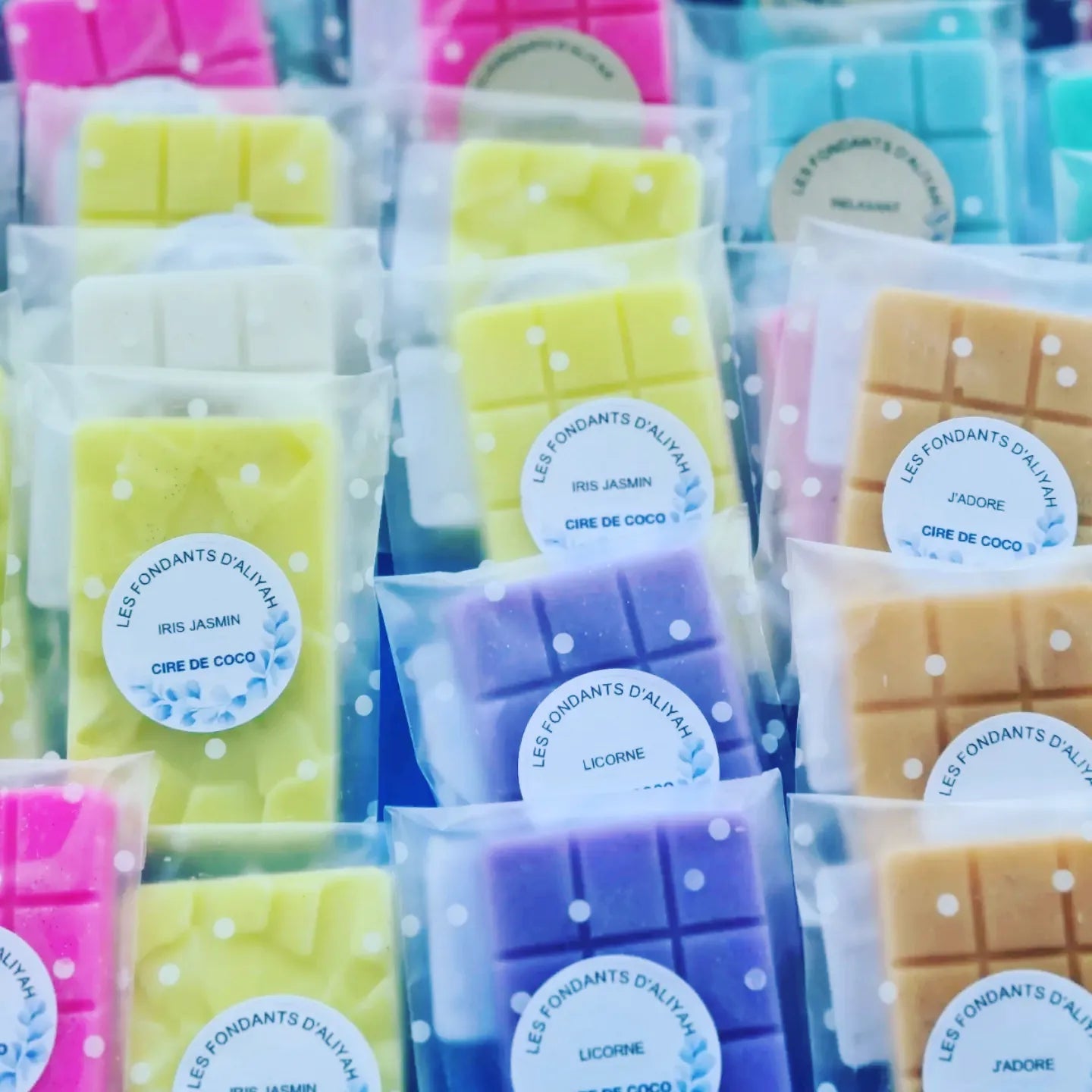 Fondant parfumé Nag Champa – Cire végétale artisanale – Encens indien apaisant - Les Fondants d'Aliyah - Fondants parfumés