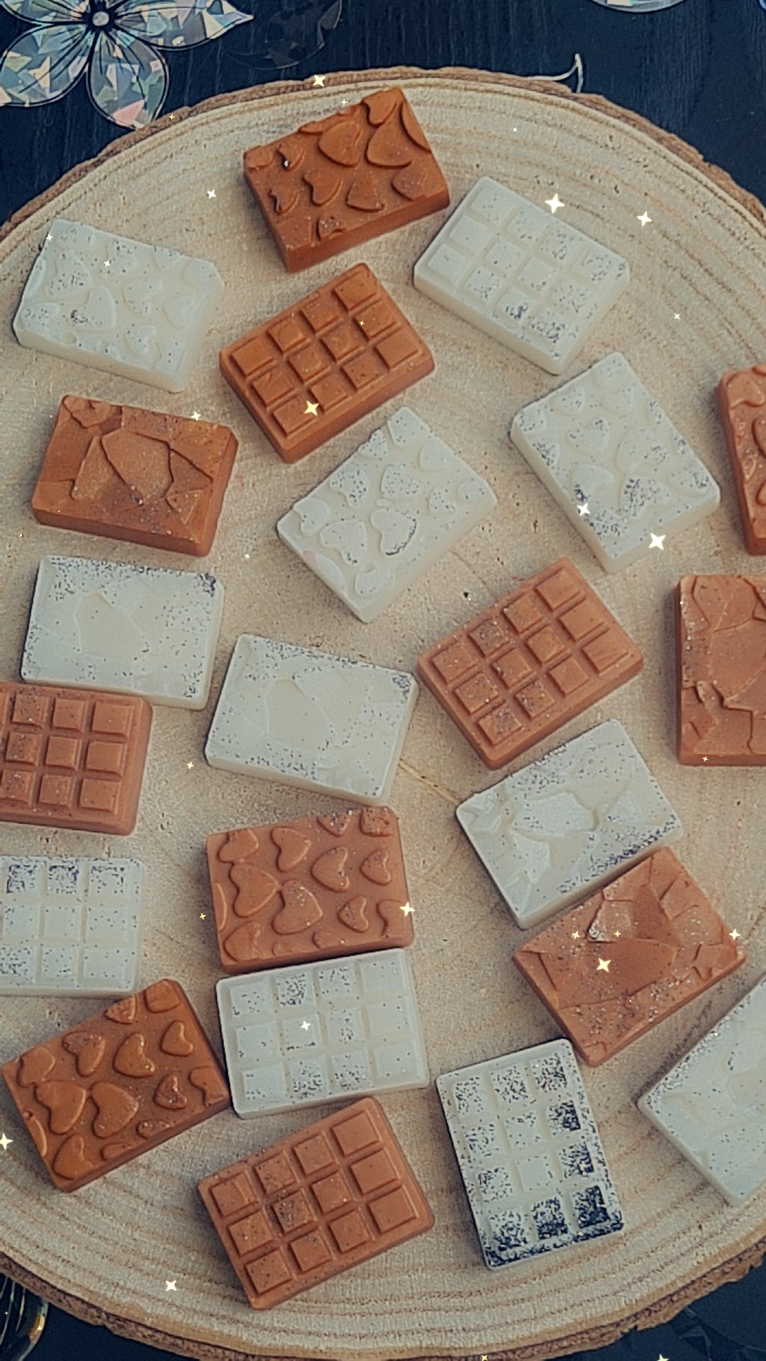 Scented fondant mini tablet box of 20