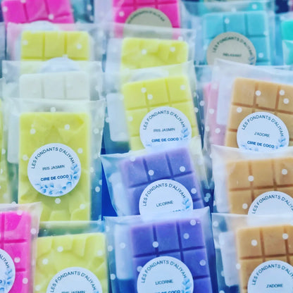 Fondant parfumé Délice Interdit – Cire végétale artisanale – Gourmand fruité et floral - Les Fondants d'Aliyah