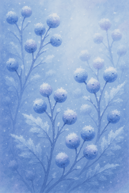 Fondant parfumé Baies givrées - Cire végétale artisanale et fraîcheur fruitée - Les Fondants d'Aliyah - Fondant parfumé