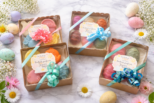 Coffret fondants parfumés Pâques – Cire de coco – Édition limitée - Les Fondants d'Aliyah - Coffrets fondants parfumés