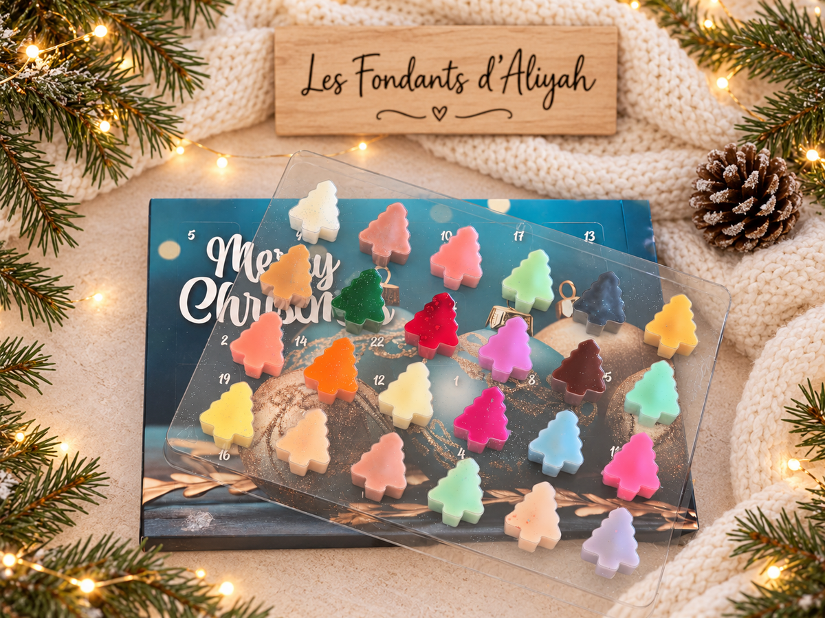 Calendrier de l’Avent parfumé – Fondants de Noël faits main | Les Fondants d’Aliyah