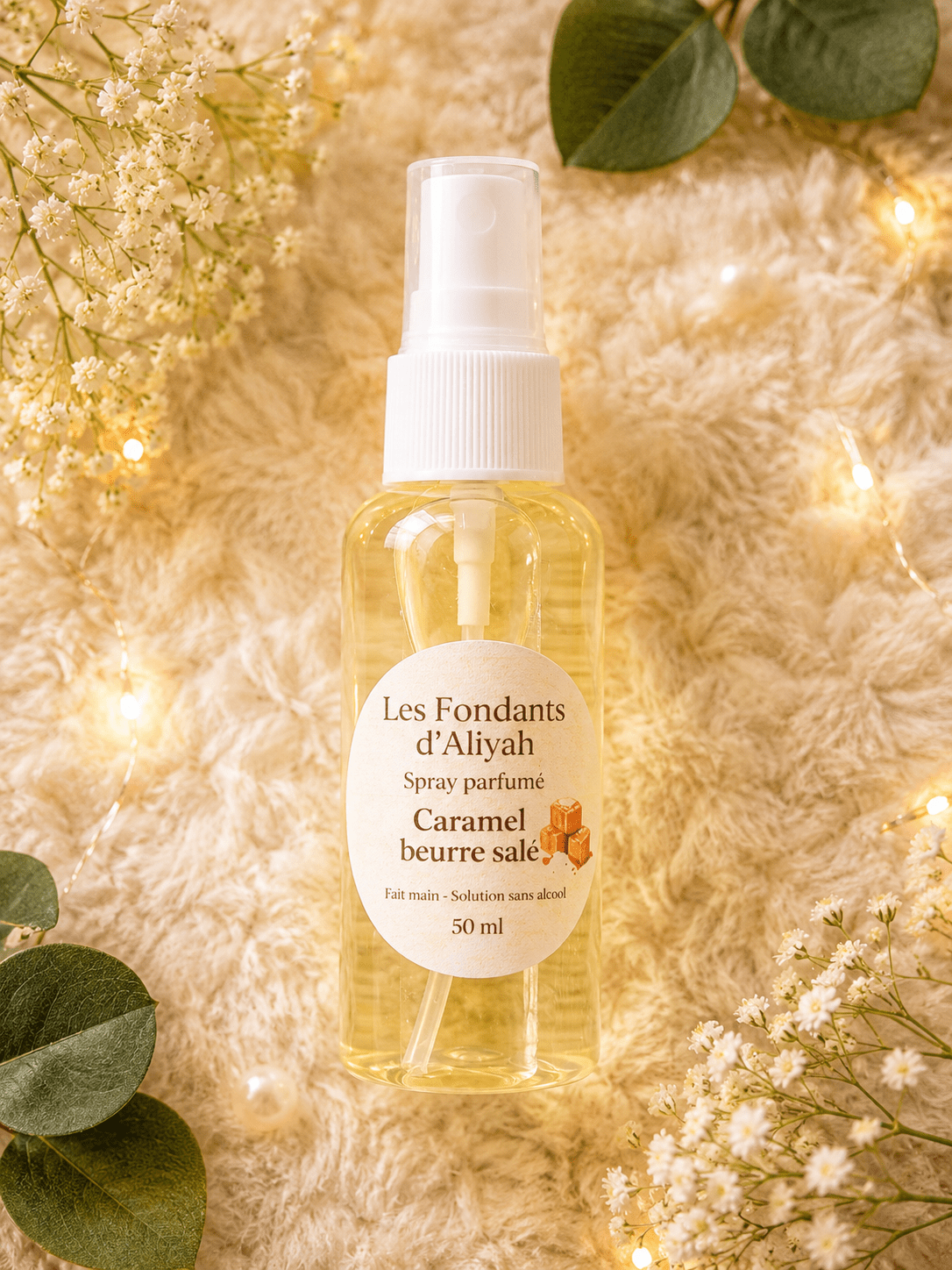 💖Spray parfumé sans alcool 50 ml – Brume d’intérieur & linge – Fait main - Les Fondants d'Aliyah - Parfum d'ambiance