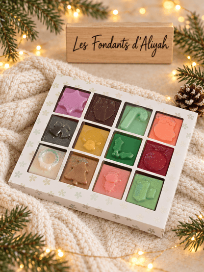 Clamshell parfumé – Les 12 jours de Noël - Les Fondants d'Aliyah-Fondant parfumé Noel