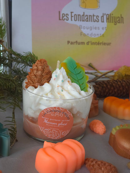 Bougie parfumée artisanale gourmande - Les Fondants d'Aliyah - Bougie parfumée