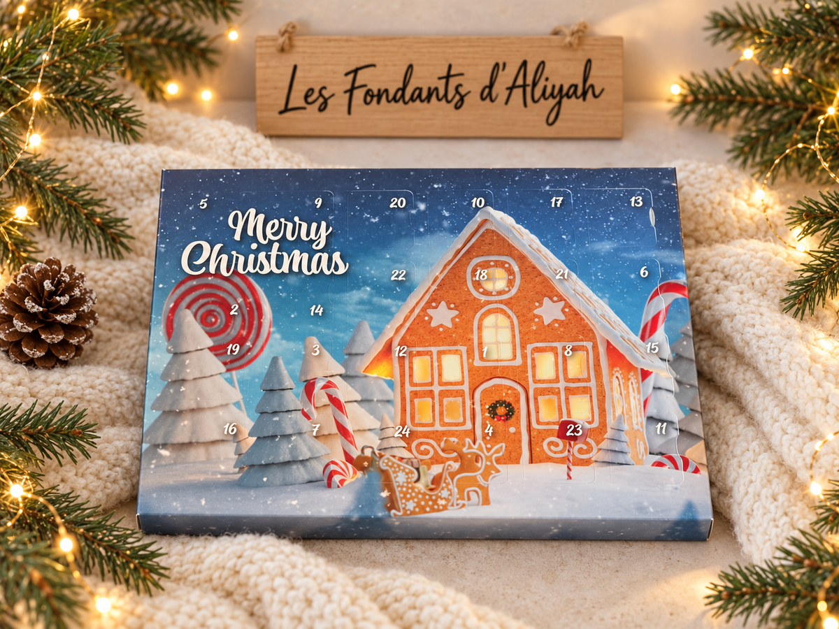 Calendrier de l’Avent parfumé – Fondants de Noël faits main | Les Fondants d’Aliyah