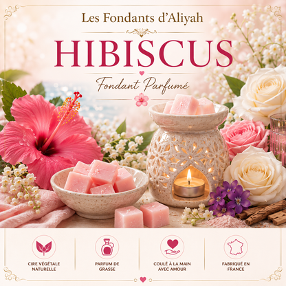 Fondant parfumé Hibiscus - Cire végétale artisanale