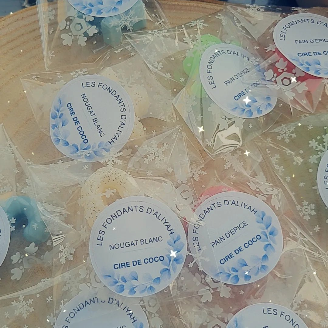 Fondants parfumés de Noël – Édition colorée et festive | Les Fondants d’Aliyah - Les Fondants d'Aliyah - Fondant parfumé Noel