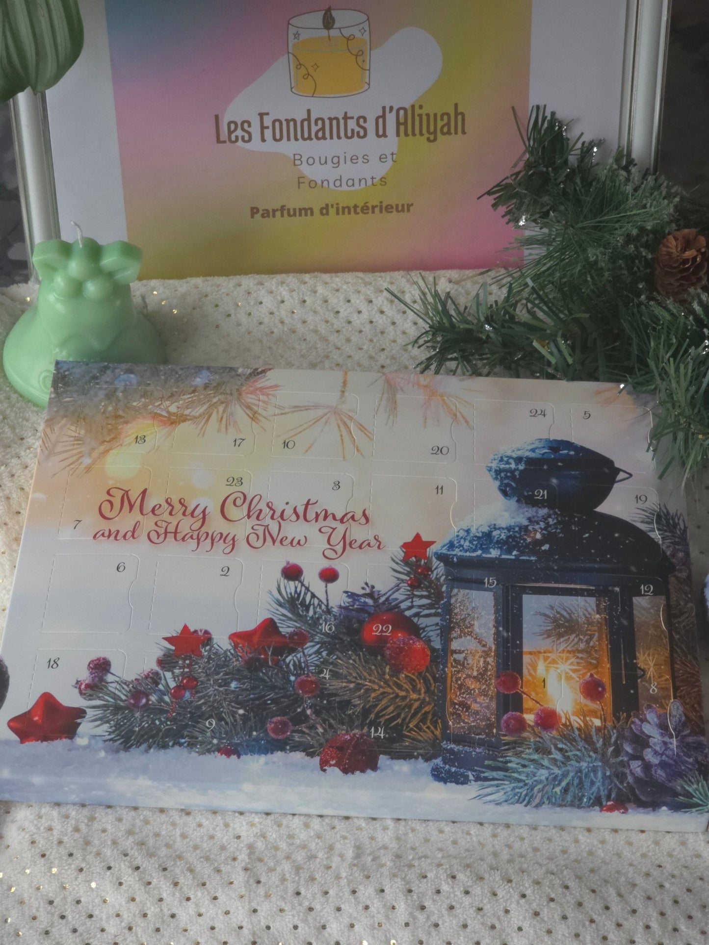 Calendrier de l’Avent parfumé – Fondants de Noël faits main | Les Fondants d’Aliyah - Les Fondants d'Aliyah - Fondants parfumés