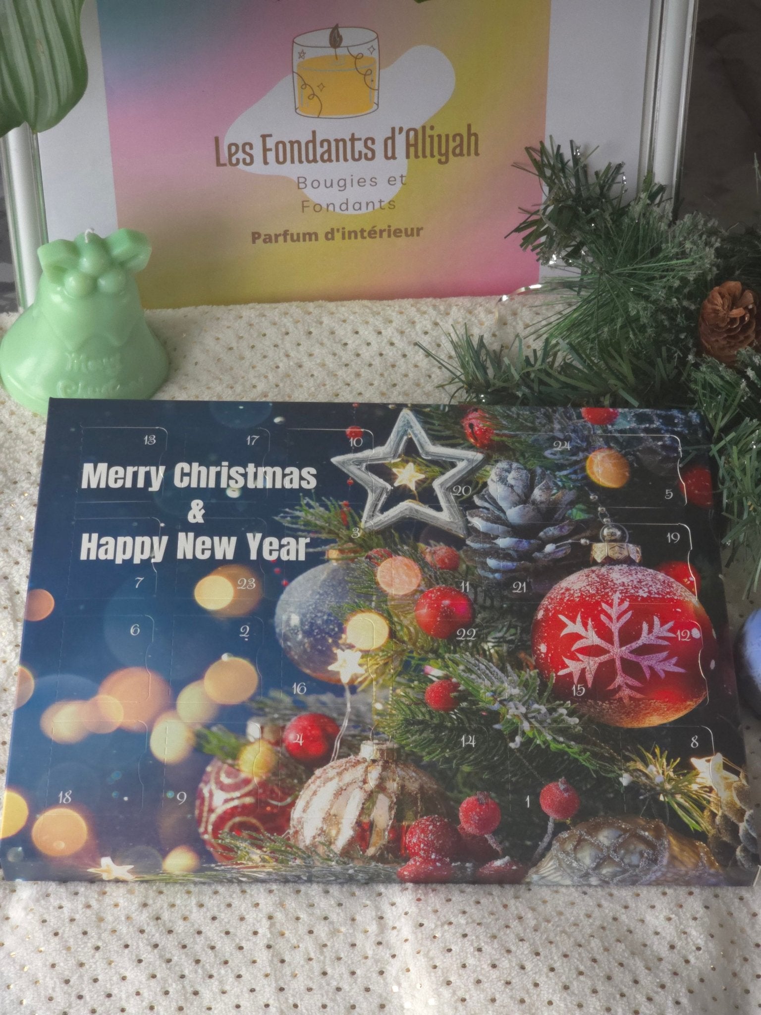 Calendrier de l’Avent parfumé – Fondants de Noël faits main | Les Fondants d’Aliyah - Les Fondants d'Aliyah - Fondants parfumés