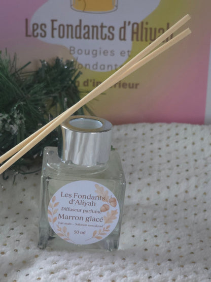 Coffret Noël : Lot de 3 Diffuseurs à Bâtonnets 50 ml | Edition Merry Christmas | Les Fondants d’Aliyah - Les Fondants d'Aliyah - Parfum d'ambiance