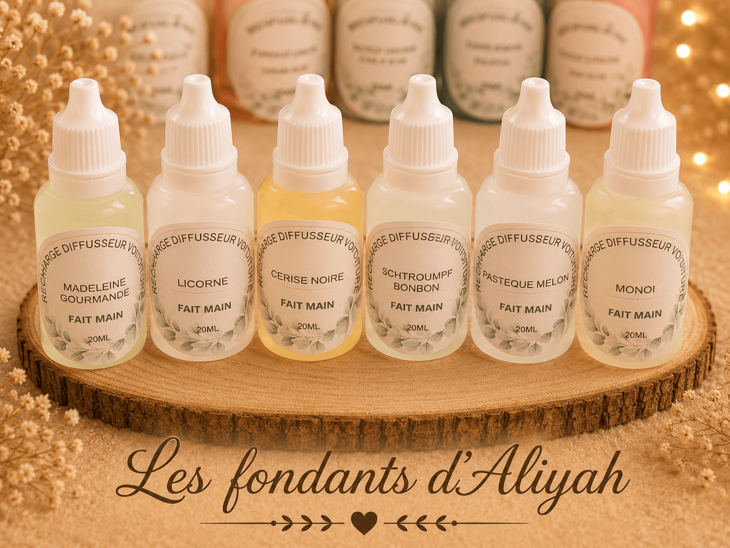Recharge pour Diffuseur Voiture – Les Fondants d’Aliyah - Les Fondants d'Aliyah - 