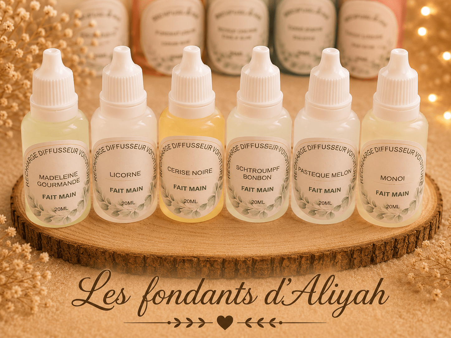 Recharge pour Diffuseur Voiture – Les Fondants d’Aliyah - Les Fondants d'Aliyah - 