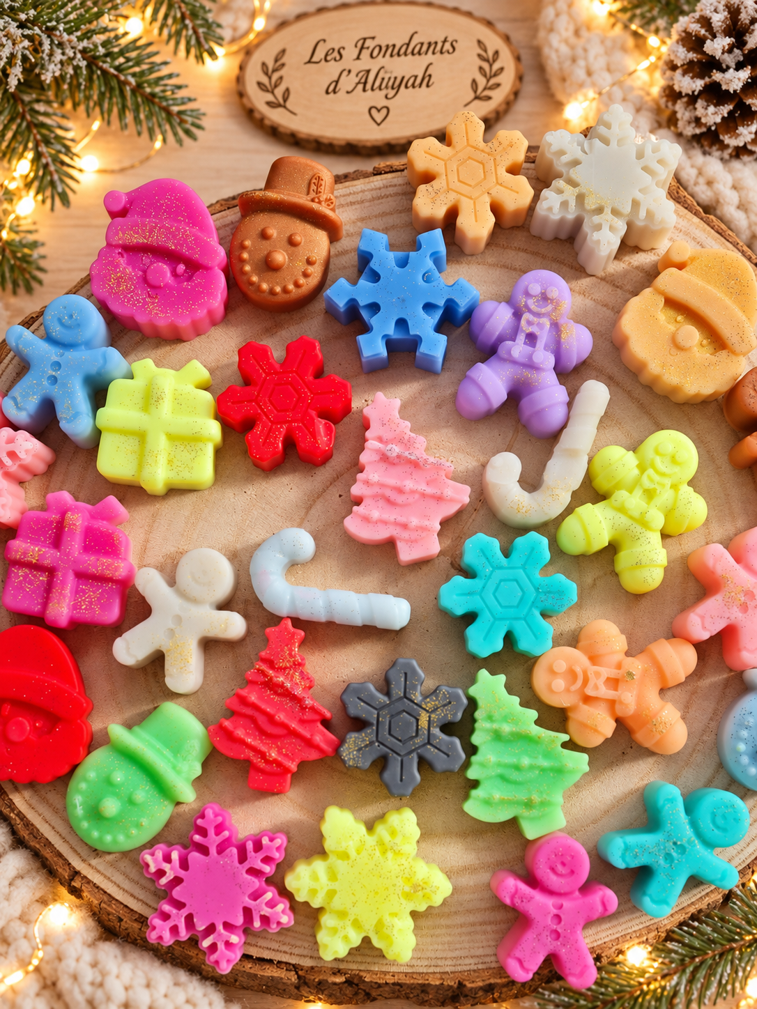 Fondants parfumés Noël - Les Fondants d'Aliyah-Fondant parfumé Noel