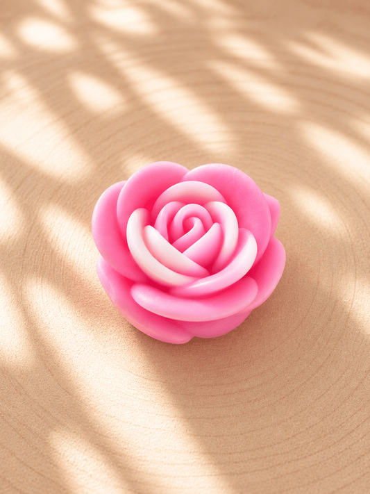 Rose Parfumée Fondante – 35 g- Cire de coco artisanale - Les Fondants d'Aliyah-Fondant parfumé