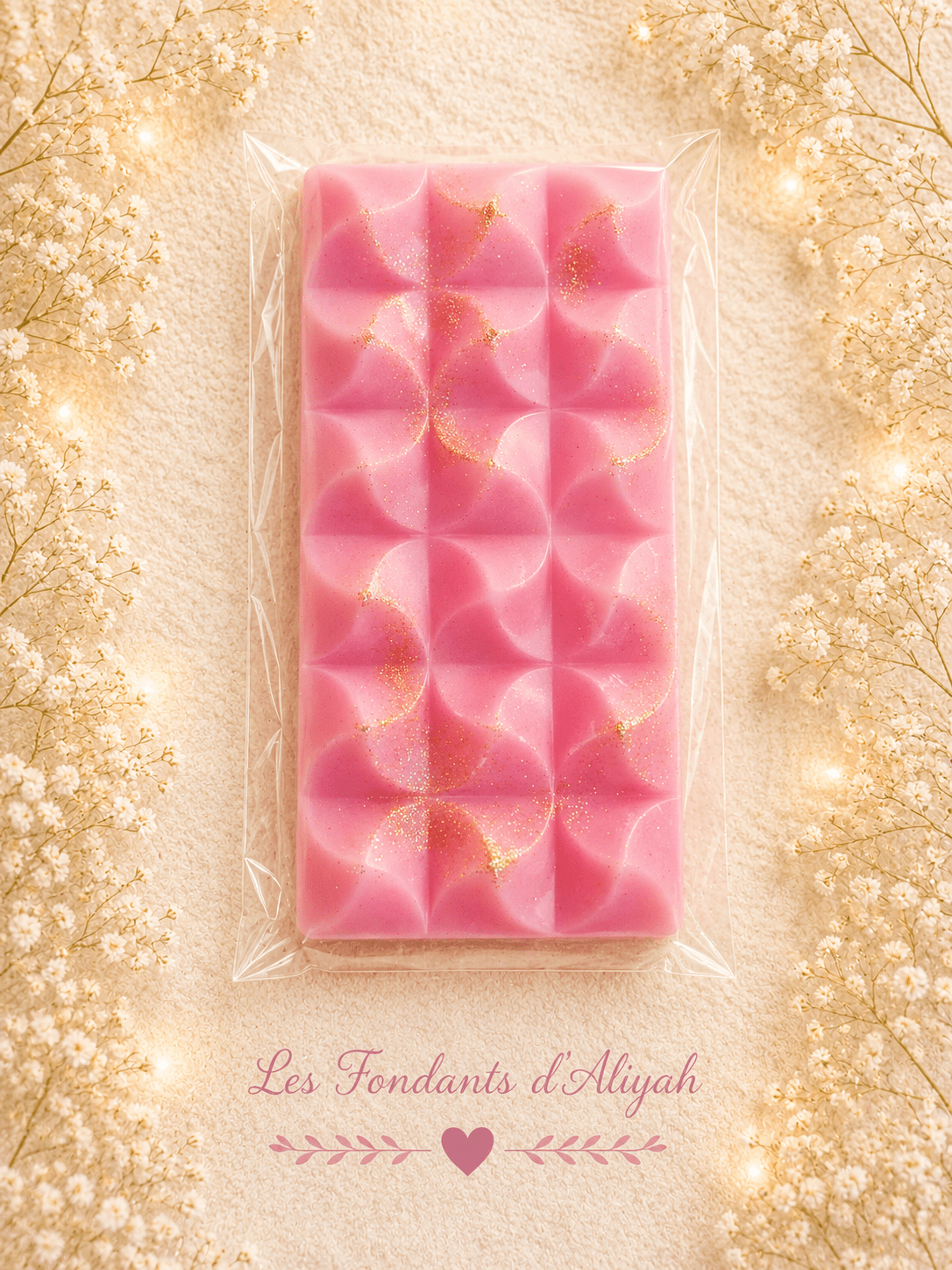 Fondant parfumé Adoucissant - Douceur de linge propre et cire végétale artisanale - Les Fondants d'Aliyah - Fondant parfumé