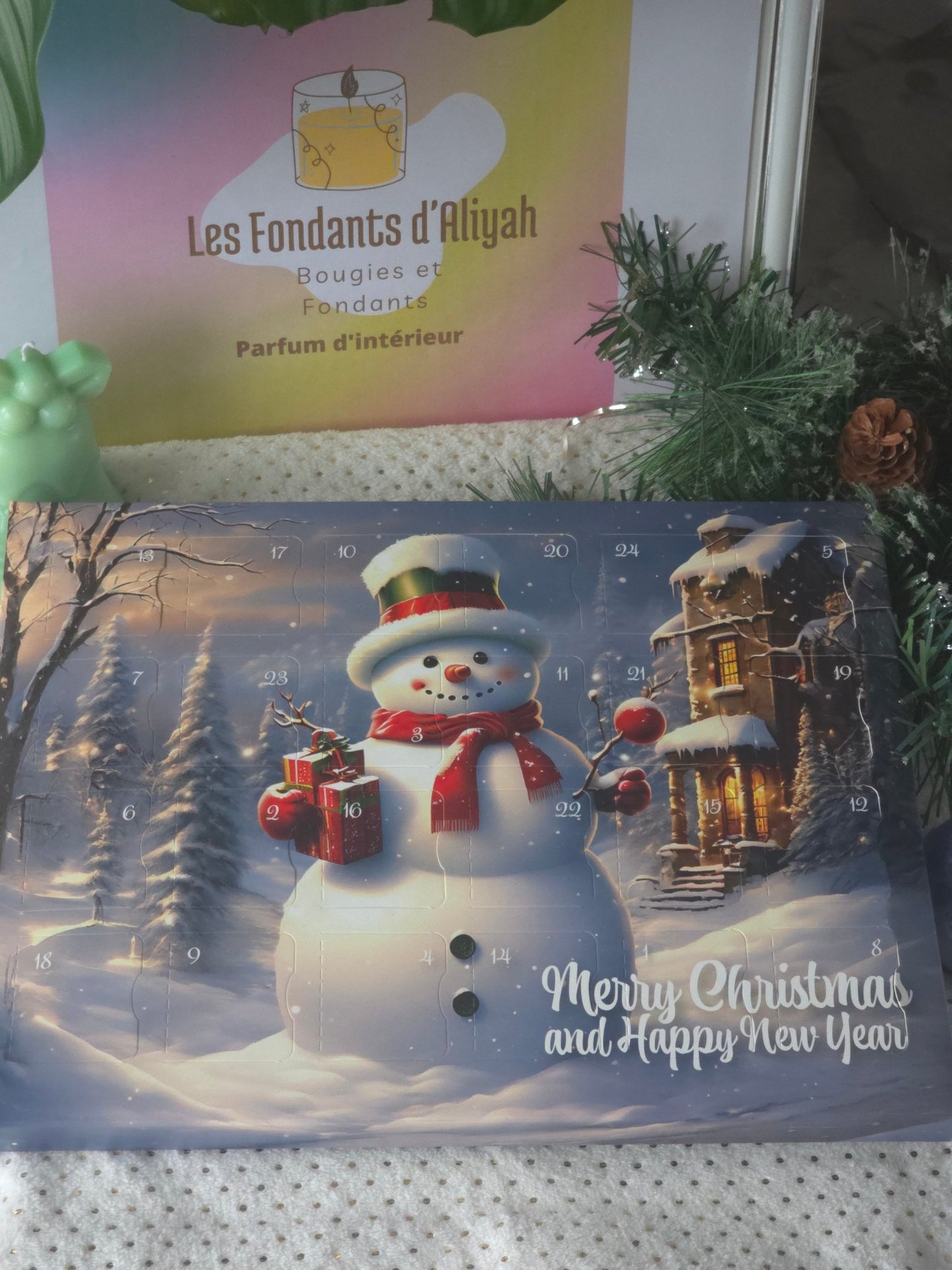 Calendrier de l’Avent parfumé – Fondants de Noël faits main | Les Fondants d’Aliyah - Les Fondants d'Aliyah - Fondants parfumés
