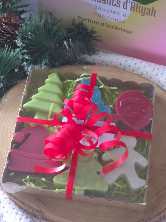 Grand Coffret Noël – 275 g de Fondants Parfumés | Édition Cadeau | Les Fondants d’Aliyah - Les Fondants d'Aliyah - Fondant parfumé Noel
