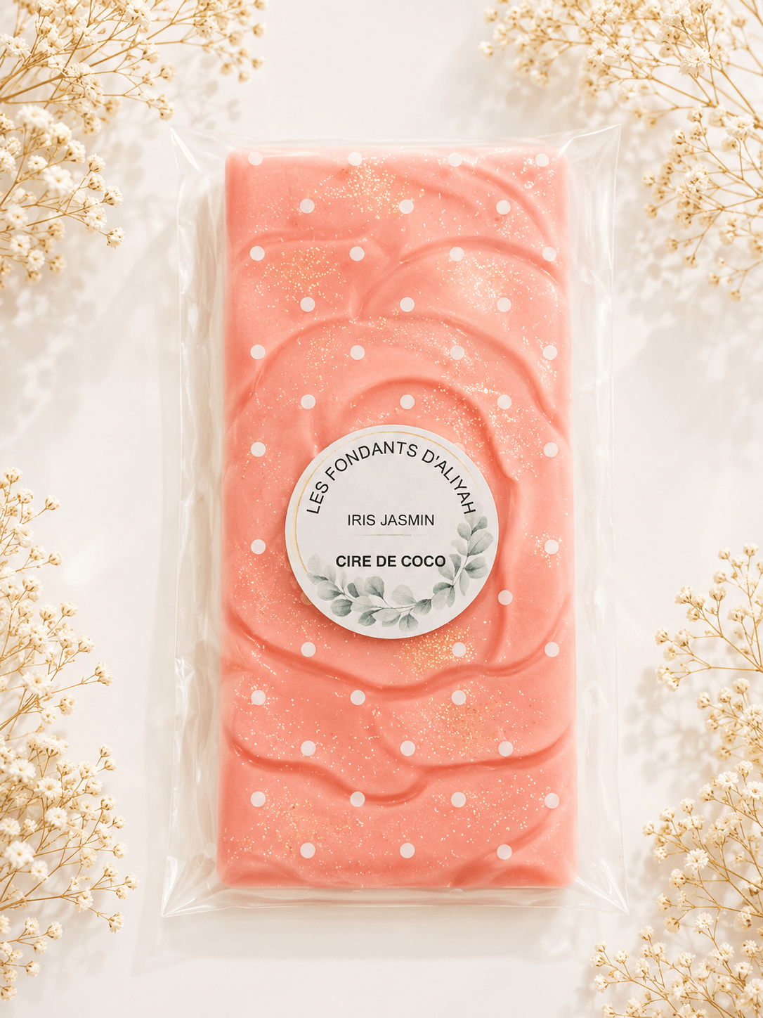 Fondant parfumé Noix de coco - Cire végétale artisanale - Les Fondants d'Aliyah - Fondants parfumés