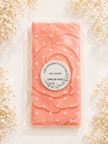 Fondant parfumé Noix de coco - Cire végétale artisanale - Les Fondants d'Aliyah - Fondants parfumés