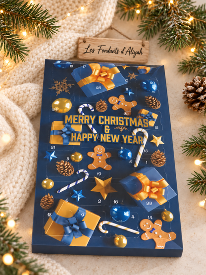 Calendrier de l’Avent parfumé – Fondants de Noël faits main | Les Fondants d’Aliyah